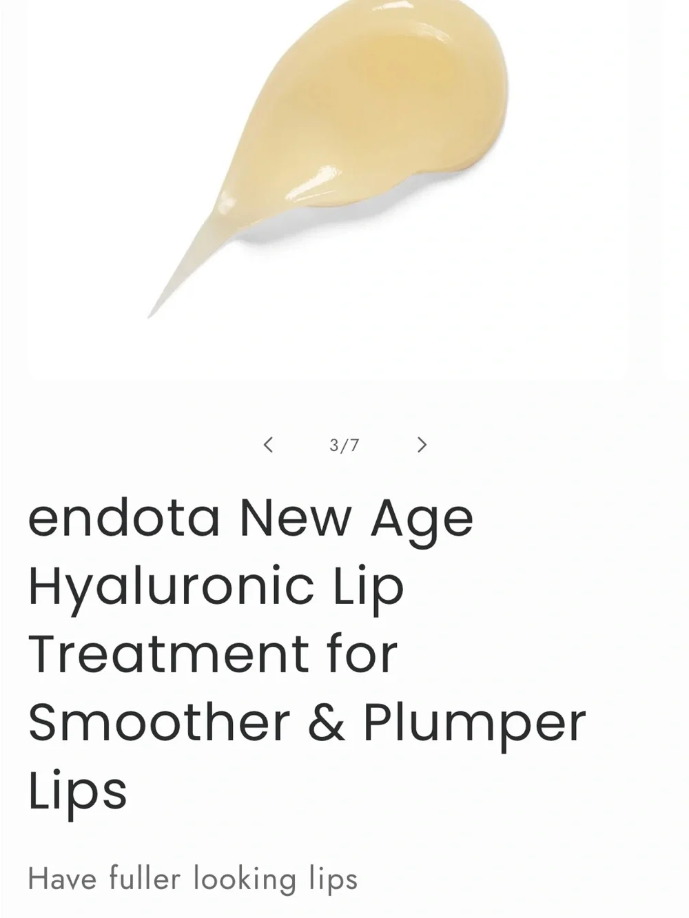 New Age Hyaluronic Lip Treatment — Brown